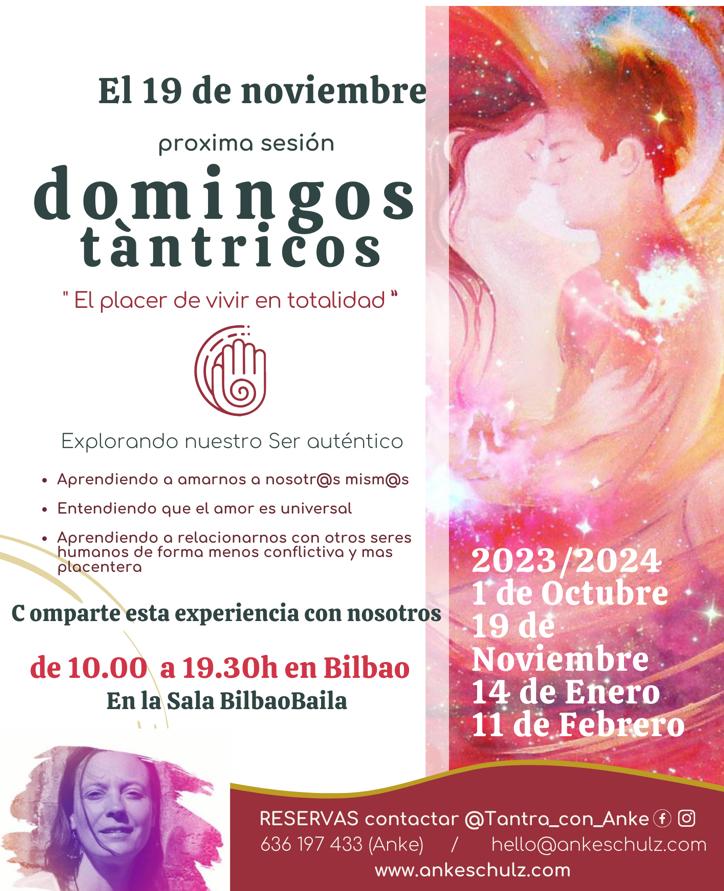 cartel domingo tantrico en Bilbao noviembre