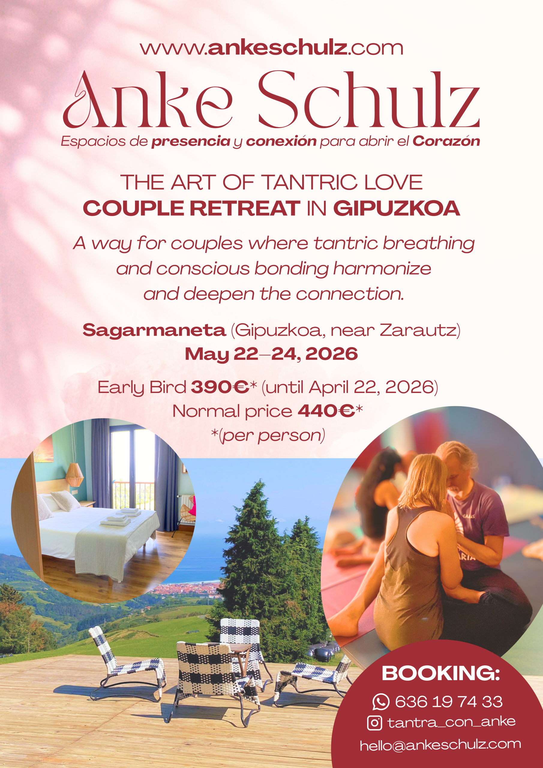 tantra couples retreat in may 2025 with Anke Schulz